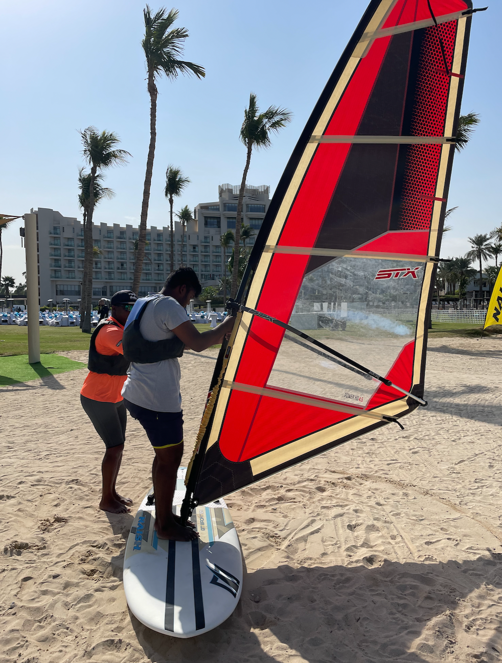 Windsurfing Lessons at JA The Resort