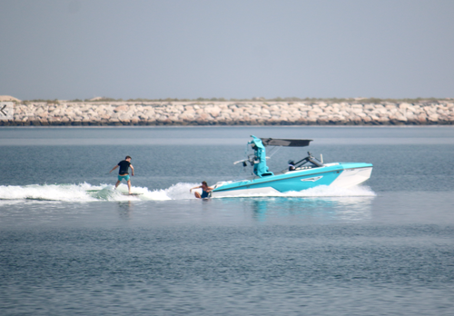 Wake Surfing in JA Marina - JA The Resort